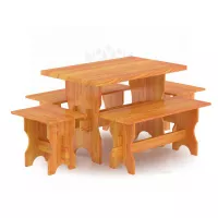 Комплект мебели (стол, скамейки) - 6 чел.