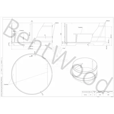 BentWood - Купель круглая из дуба d=1,80 картинка