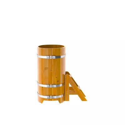 BentWood - Купель овальная из лиственницы 0,59х1,06 картинка