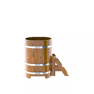 BentWood - Купель овальная из лиственницы 0,76х1,16 картинка