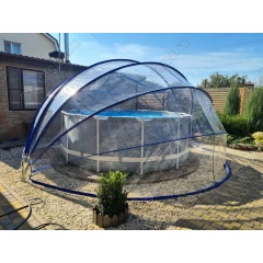 Круглый павильон Pool tent материал ПВХ - 200 мкм, Ø 4,5 метра