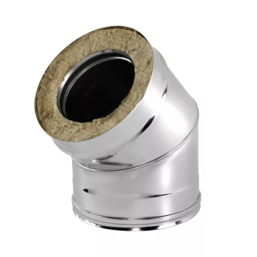 Отвод сэндвич 45° MF 160/250