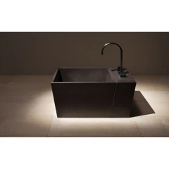 Ванна для ног квадратная с приставкой для смесителя