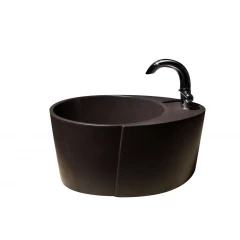 Ванна для ног круглая с приставкой для смесителя