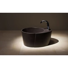 Ванна для ног круглая с приставкой для смесителя