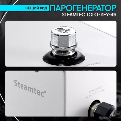 Steamtec TOLO KEY 45 - 4.5 кВт (стандартный модуль управления), парогенератор для хамама и турецкой бани