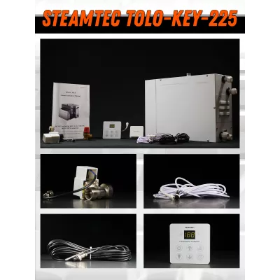 Steamtec TOLO KEY 225 - 22,5 кВт (ВЛАГОСТОЙКИЙ модуль управления), парогенератор для хамама и турецкой бани