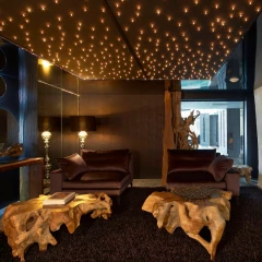 Оптоволоконный комплект звездного неба с мерцанием для бани, сауны, хаммама, иного интерьера. 300 точек.
