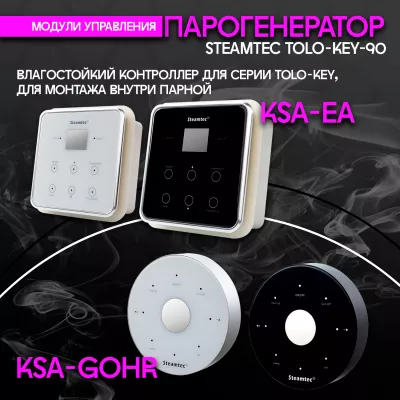 Steamtec TOLO KEY 90 - 9кВт (стандартный модуль управления)/ парогенератор для хамама и турецкой бани