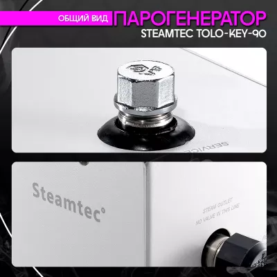 Steamtec TOLO KEY 90 - 9кВт (стандартный модуль управления)/ парогенератор для хамама и турецкой бани