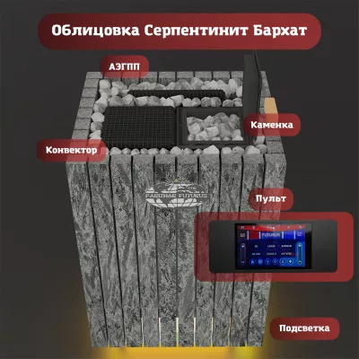 Электрическая паротермальная печь «ПАРиЖАР Футурус»