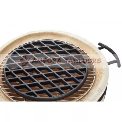АМФОРА Решетка-гриль для стейков d 275 мм с матовым керамическим покрытием фото