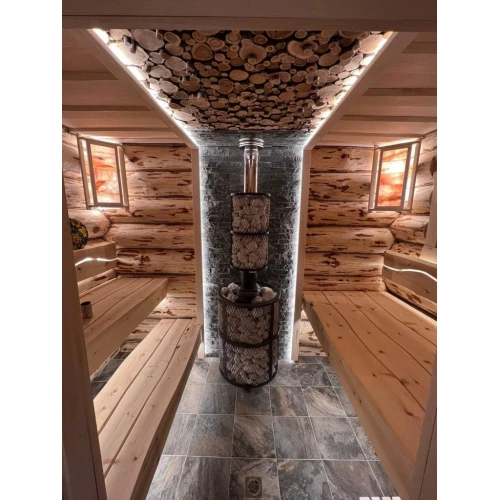 Печь для бани PROMetall  Атмосфера L сетка нержавейка