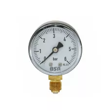 Манометр BSR 6 бар, 1/4 ", ? 50, радиальный