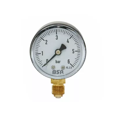 Манометр BSR 6 бар, 1/4 , ? 50, аксиальный