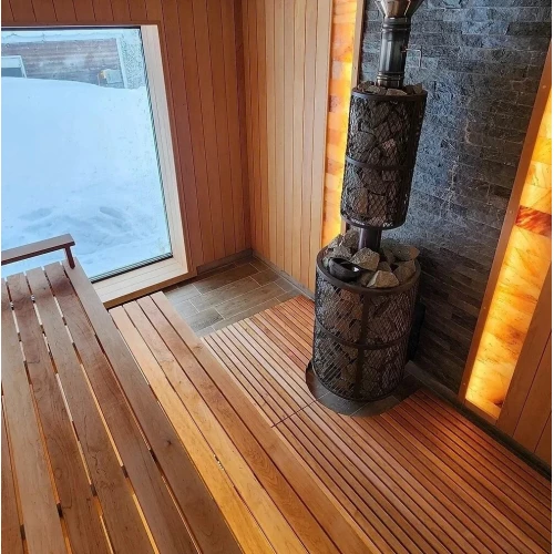 Печь для бани PROMetall  Атмосфера XL сетка нержавейка