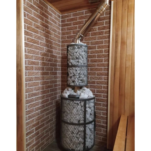 Печь для бани PROMetall  Атмосфера XL сетка нержавейка