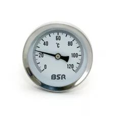 Термометр биметаллический накладной BSR ? 63, 120°C