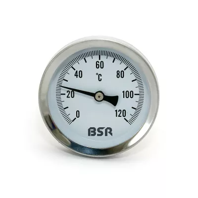 Термометр биметаллический накладной BSR ? 63, 120°C