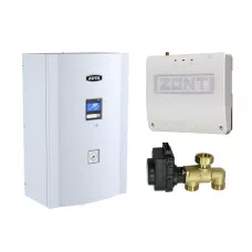 Миникотельная-SET ZOTA MK-S 15 кВт (котел + клапан ГВС ZOTA BPV + ZONT SMART 2.0 с OpenTherm)