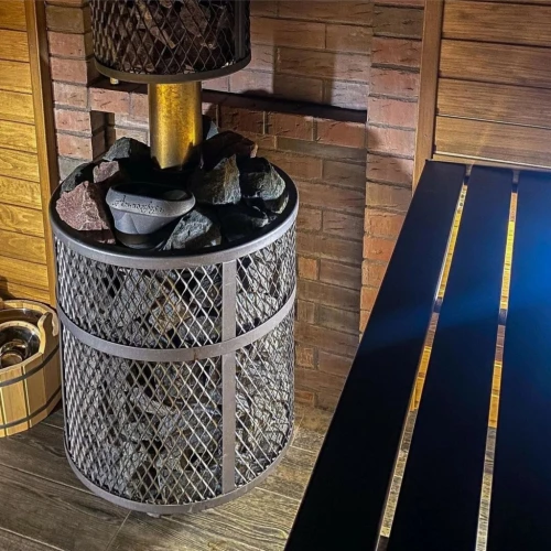 Печь для бани PROMetall  Атмосфера М сетка нержавейка