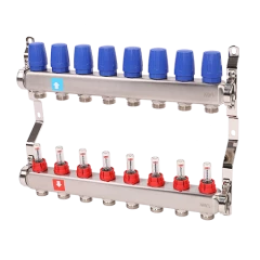 Коллектор с расходомерами, 8 выхода