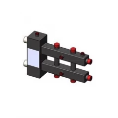 Гидроразделитель Zota с коллектором горизонтальный, 3 контура, до 70 кВт