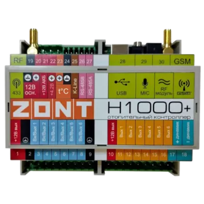 ZONT Универсальный контроллер ZONT H1000+ как сделать