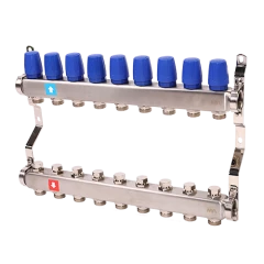 Коллектор без расходомеров, 9 выходов
