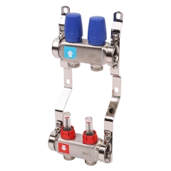 Коллектор с расходомерами, 2 выхода