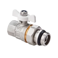 Кран-американка с кольцом 1/2" вн.-нар. бабочка