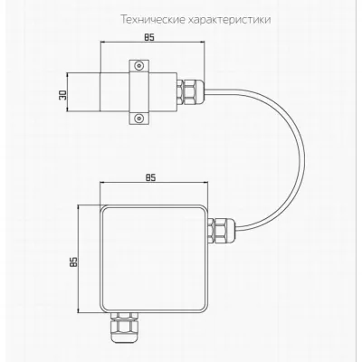 фото Проектор Cariitti VPL10 1Вт теплый свет IP55