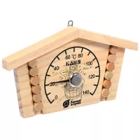 Термометр «Избушка» 23х12,5х2,5 см Банные Штучки 18014
