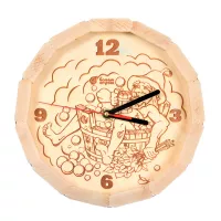 Часы кварцевые в форме бочки «В парилке» 27х8 см Банные Штучки 39101