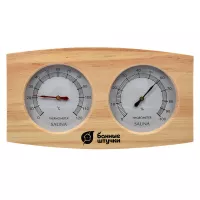 Термометр с гигрометром Банная станция 24,5х13,5х3 см Банные Штучки 18024
