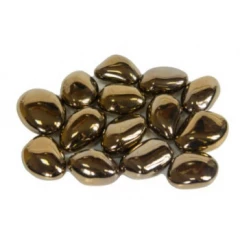 Декоративные элементы ГАЛЬКА ЗОЛОТО №14 следы копоти