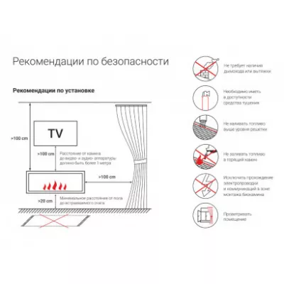 Биокамин Lux Fire Монро 2 Н XS