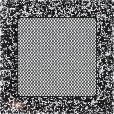 Kratki 17x17 Venus Swarovsky черно-серебристая фото