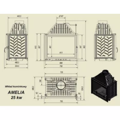 фото Топка AMELIA