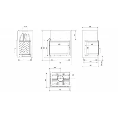 Топка ZUZIA/ECO/L/BS/DECO