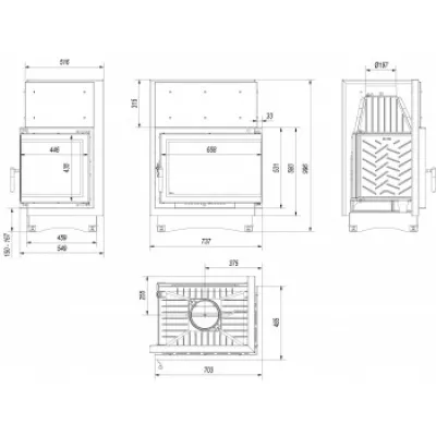 Топка ZUZIA/ECO/P/BS/DECO