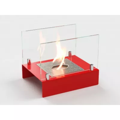 LUX FIRE Биокамин настольный Арлекино М (красный) фото