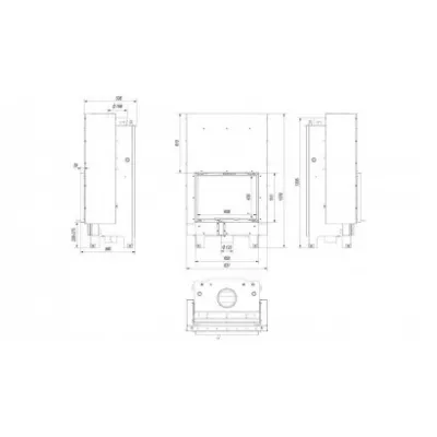 Топка с водяным контуром MBZ/PW/13/G/W (гильотина)