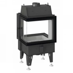 Дровяная топка BeF Twin 7 CP-CP/CL-CL с черной рамкой