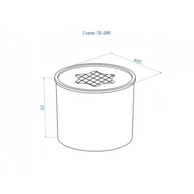 Топливный блок LUX FIRE D85 XS