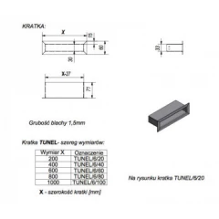 6х80 тунель черная (царапины)
