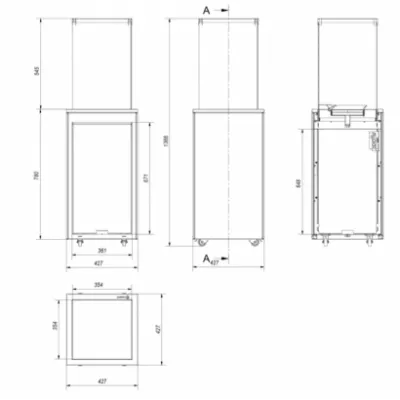 PATIO MINI/M/G31/37MBAR/S - сталь, с ручным управлением