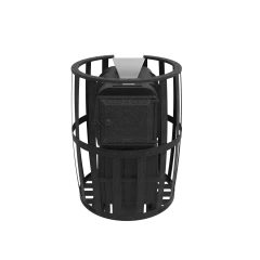 Печь-Камин Воевода 20 Д-1 сетчатый кожух Закрытая каменка