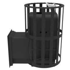 Печь-Камин Воевода 15 Д-2 сетчатый кожух Закрытая каменка