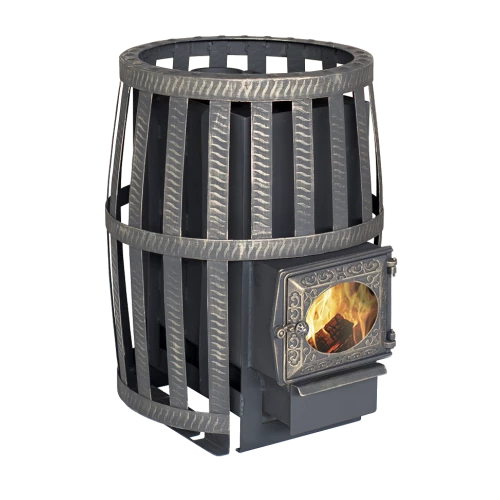 Печь "Корвет" 24 сетчатый кожух ДТ3-стекло